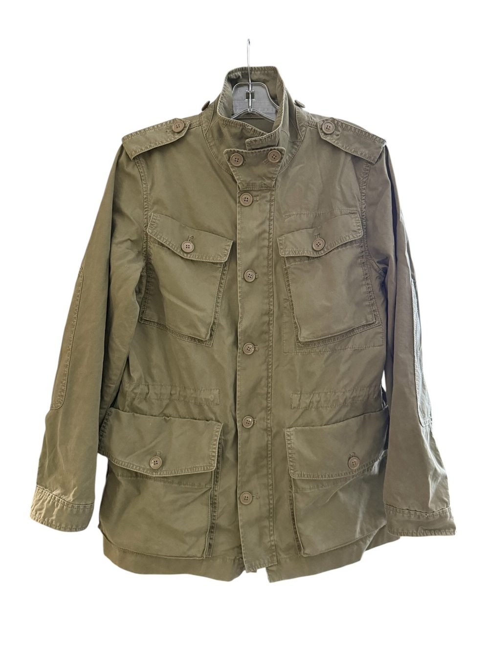 J.Crew Boyfriend Fatigue Military Utility Field Jacket Olive Green M-65 Medium